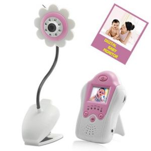 Видеоконтроль (видеоняня) для ребенка (Night Vision + AV OUT + Flower Design)Wireless 5 meters