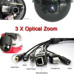  Apexis Уличная CCTV 3X оптический зум PTZ поворотная Speed Dome Wireless IP камера J901